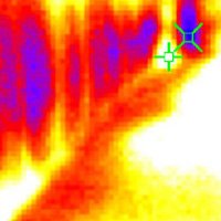 Thermal Image of Traditional 56% Floor Grille