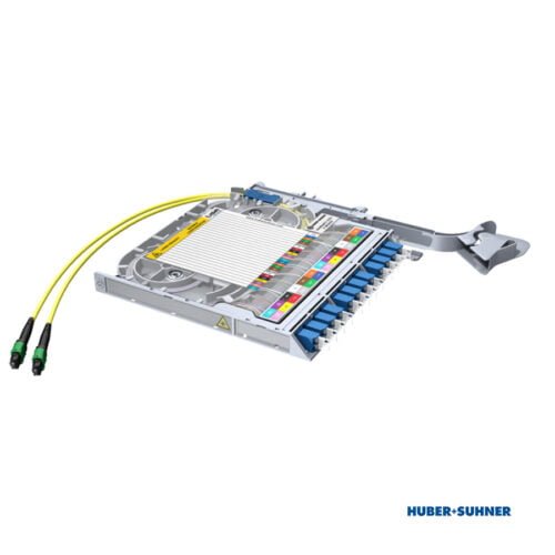 85086075 - HUBER+SUHNER Transition Tray 12x LC-Duplex 2x MTP Base-12P UPC OS2