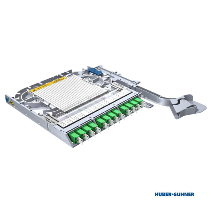 85088093 - HUBER+SUHNER Splice Tray 12x LC-Duplex OS2 APC No Code