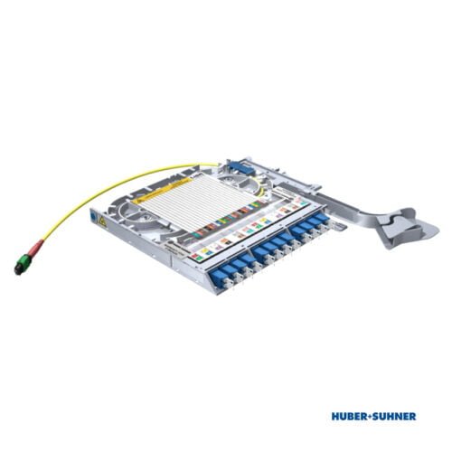 85094161 - HUBER+SUHNER Transition Tray 12x LC-Duplex to 1 MTP Base-24NP UPC OS2