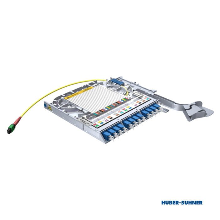 85094161 - HUBER+SUHNER Transition Tray 12x LC-Duplex to 1 MTP Base-24NP UPC OS2