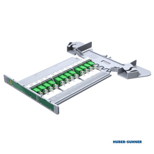 85103003 - HUBER+SUHNER Patching Tray 12x LC-Duplex APC Single Mode