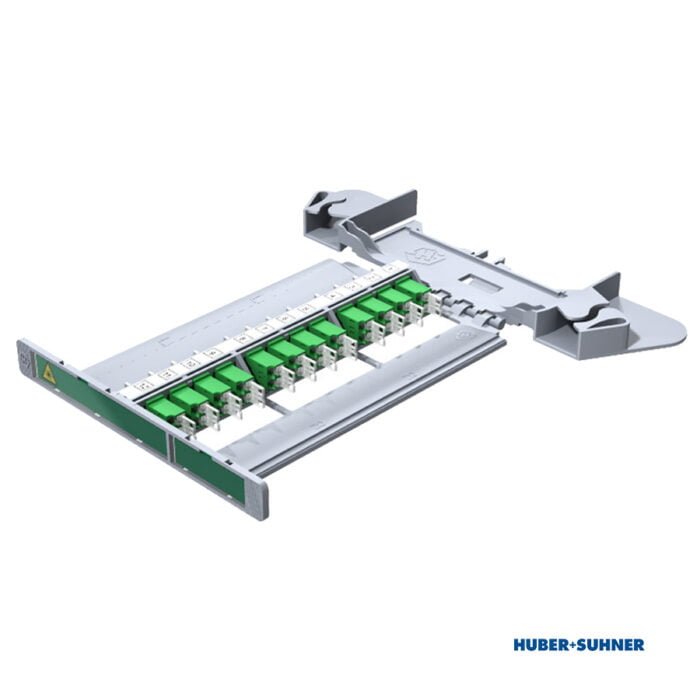 85103003 - HUBER+SUHNER Patching Tray 12x LC-Duplex APC Single Mode