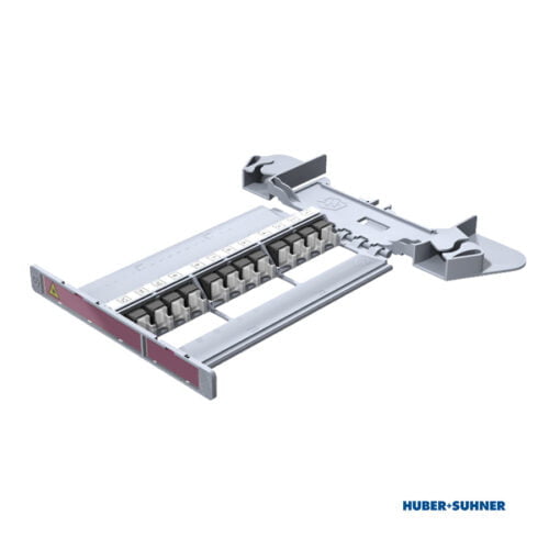 85103005 - HUBER+SUHNER Patching Tray 12x MTP Black