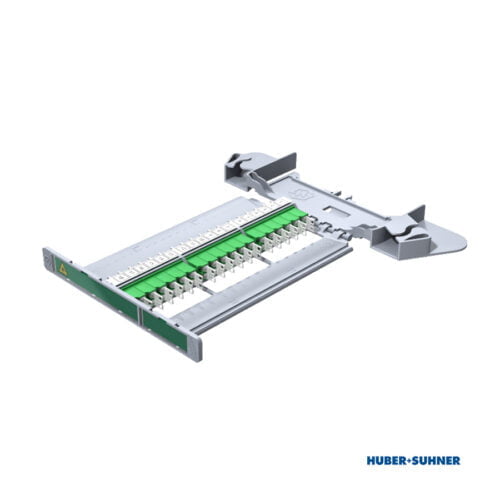 85103007 - HUBER+SUHNER Patching Tray 18x LC-Duplex APC Single Mode