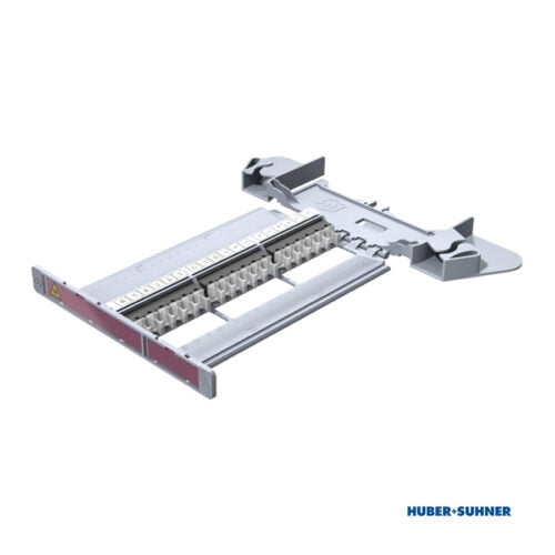 85103009 - HUBER+SUHNER Patching Tray 18x MTP Black