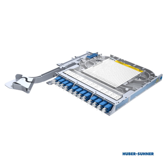 85108917 - HUBER+SUHNER Splice Tray 12x LC-Duplex OS2 UPC No Code