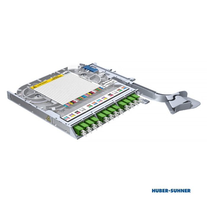 85134925 - HUBER+SUHNER Left Handed Ribbon Cassette 12xLCD OS2 APC TIA