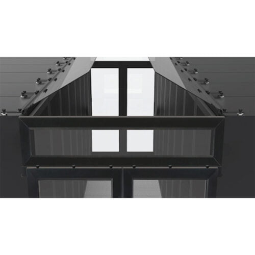 AisleLok Transom Window Fitted to Sliding Doors