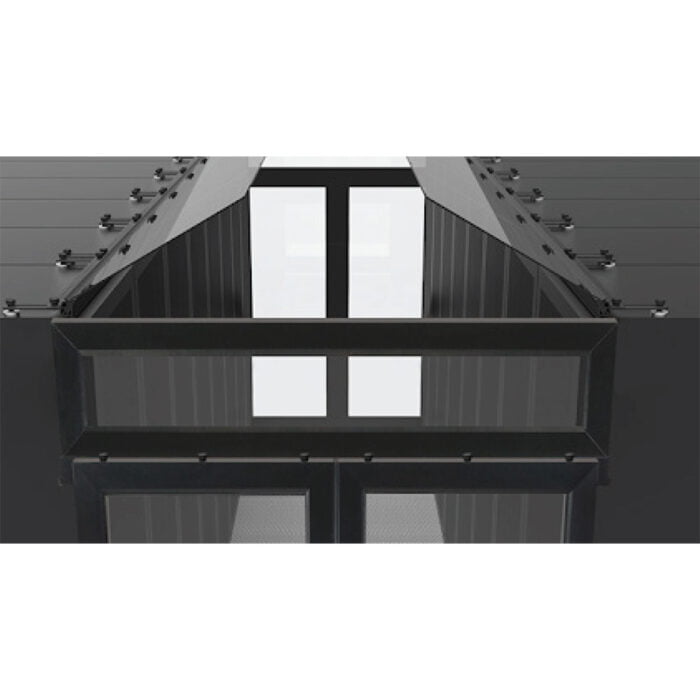 AisleLok Transom Window Fitted to Sliding Doors