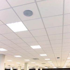 Drop Ceilings are False Ceilings that create a plenum between the original ceiling