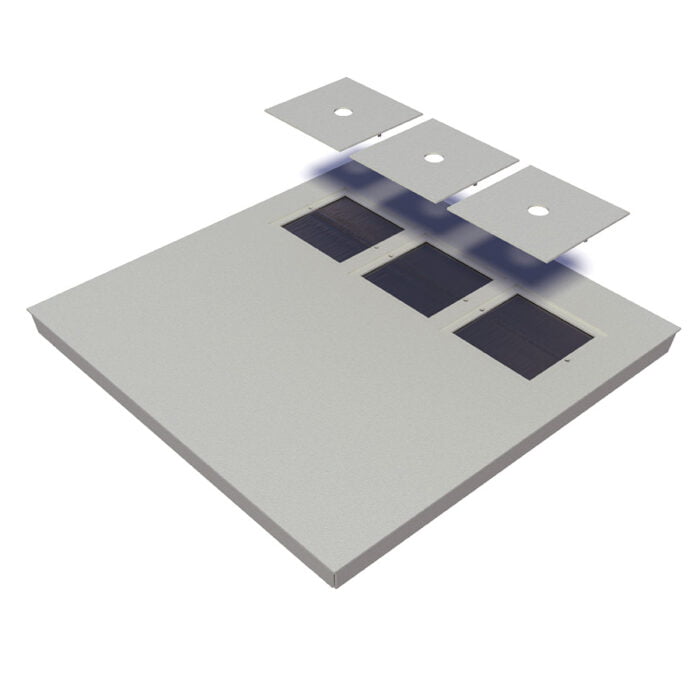EDP-25008 - RackSEAL Replacement Brush Tile with 3 Openings
