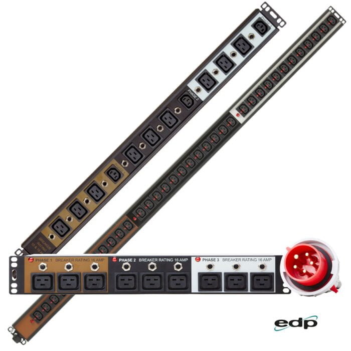 EDP 3-Phase PDUs - Non-intelligent