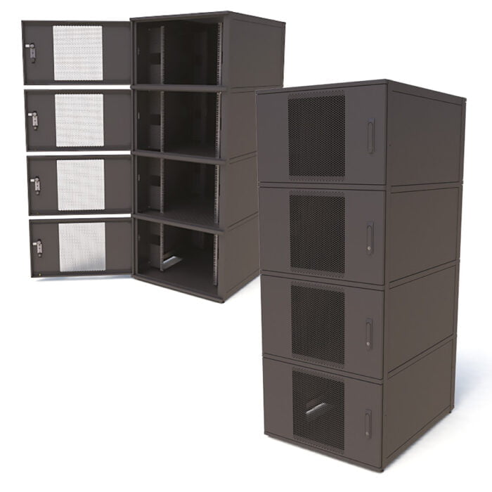 EDP 4 Compartment Co-Location Rack 800mm Wide