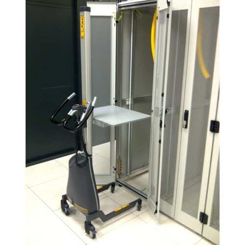 EDP Battery Server Lift in Front of Rack