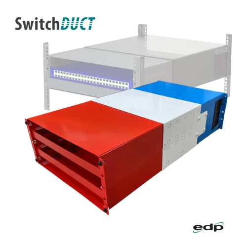 EDP SwitchDuct Network Switch Cooling for multiple switches