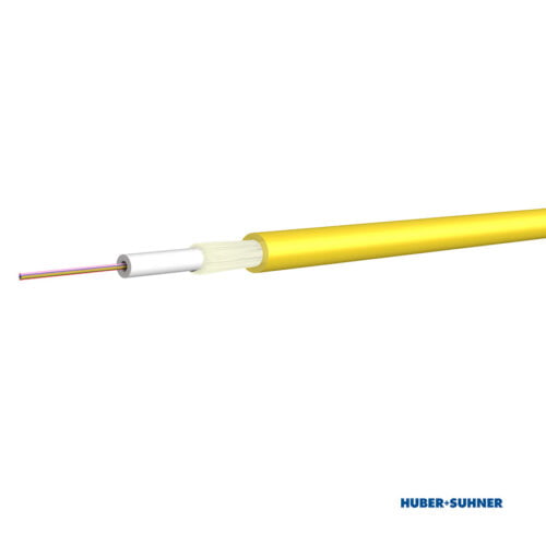 HUBER+SUHNER Multi-Fibre Glass Armoured Jelly-Free Loose Tube Fibre Cable