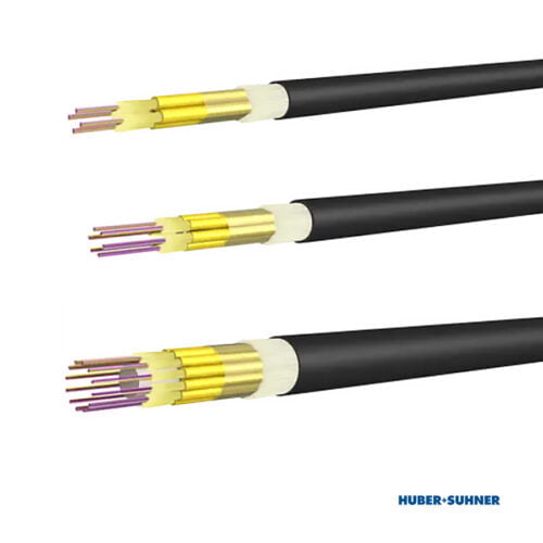 HUBER+SUHNER Optipack Universal (Internal/External) OS2 OM4 Multi-Fibre Breakout Cable
