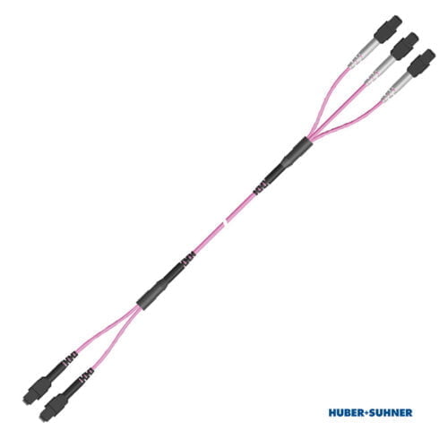 HUBER+SUHNER 2x Base-12 to 3x Base-8 MTP Conversion Harness