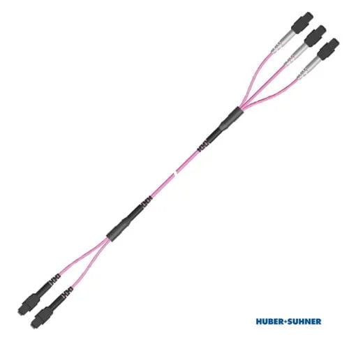 HUBER+SUHNER 2x Base-12 to 3x Base-8 MTP Conversion Harness