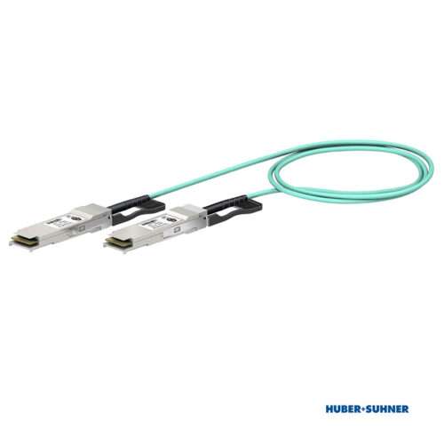 HUBER+SUHNER CQA-801A 40G AOC Transceiver Cable