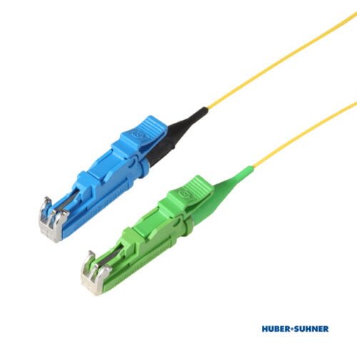 HUBER+SUHNER E2000 BTW UPC APC Singlemode Pigtails