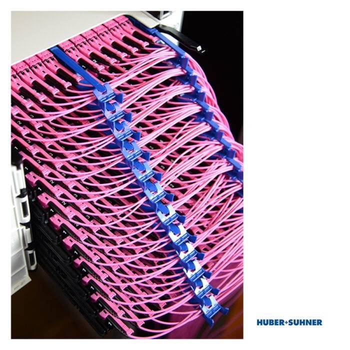 HUBER+SUHNER IANOS Fibre Cable Management System