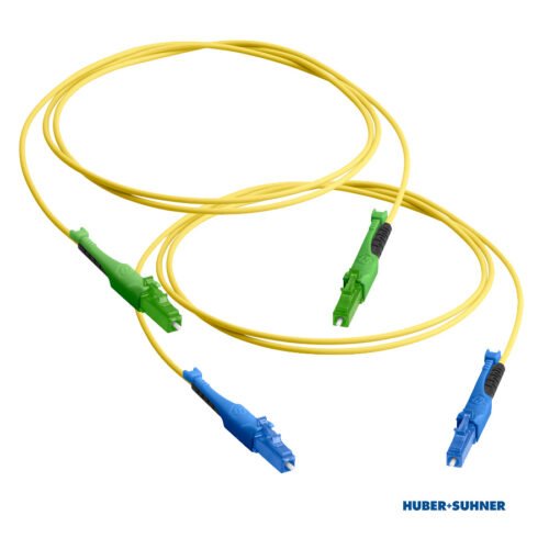 HUBER+SUHNER LC-HD Simplex Singlemode UPC APC Patch Cords
