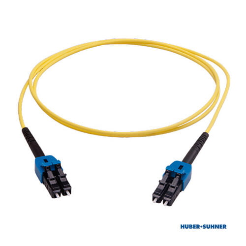 HUBER+SUHNER UniBoot LC-Duplex Patch Cord