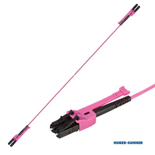 HUBER+SUHNER LC-XD Multi Mode OM4 Patch Cords