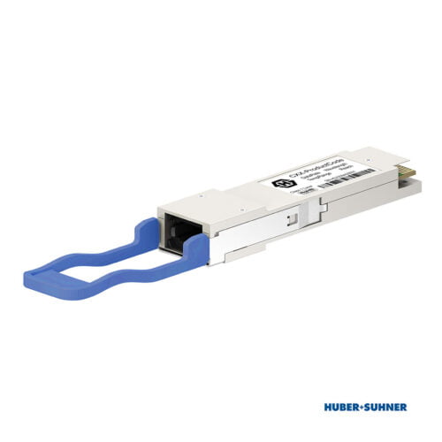 HUBER+SUHNER QSFP28 100G PSM4 Parallel Transceiver