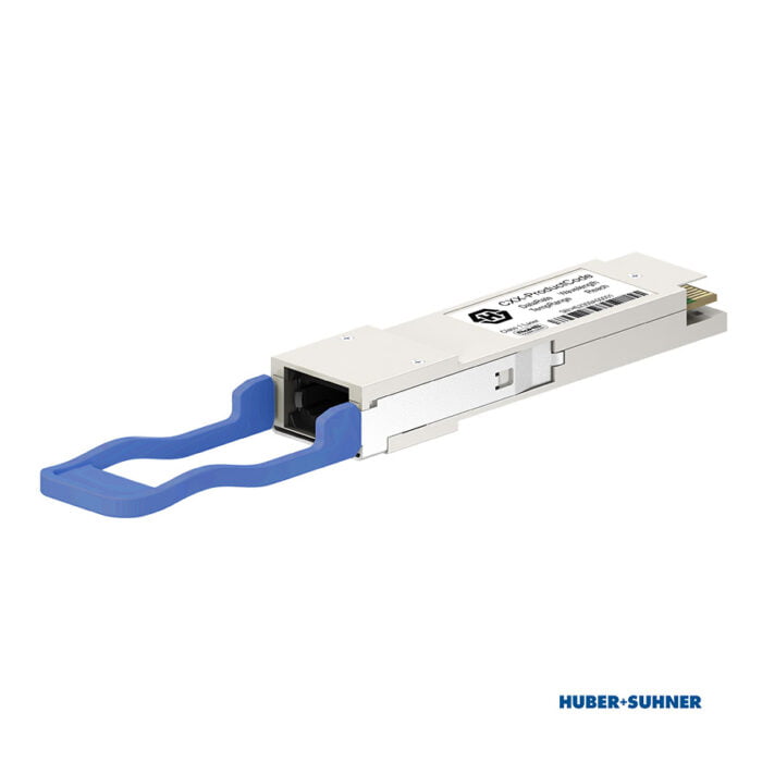 HUBER+SUHNER QSFP28 100G PSM4 Parallel Transceiver