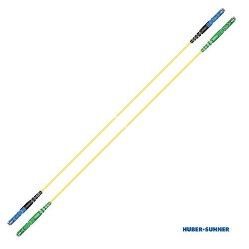 HUBER+SUHNER Singlemode UPC APC E2000 (LSH) Simplex Patch Cords