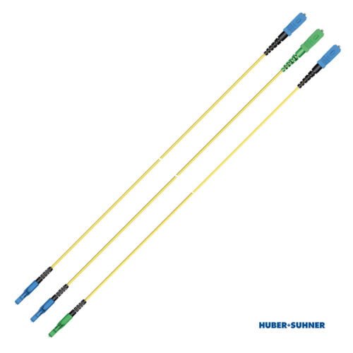 HUBER+SUHNER Singlemode UPC UPC/APC APC/UPC LC to SC Simplex Patch Cords