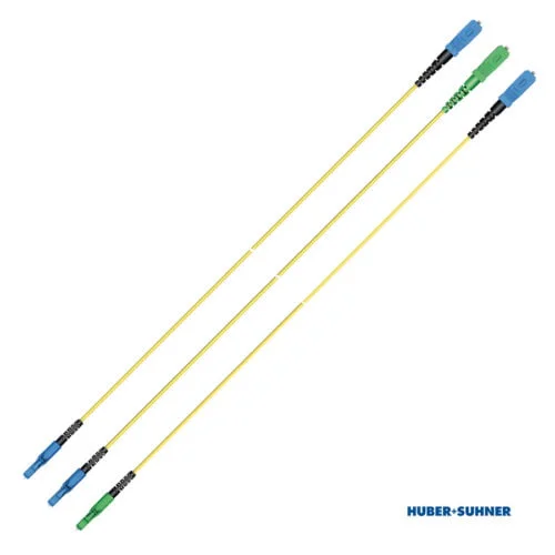 HUBER+SUHNER Singlemode UPC UPC/APC APC/UPC LC to SC Simplex Patch Cords