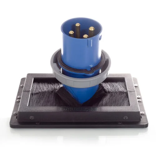 KoldLok Surface Floor Grommet with Commando Plug Power Cable