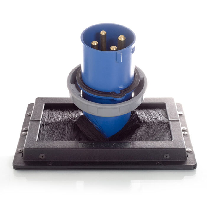 KoldLok Surface Floor Grommet with Commando Plug Power Cable