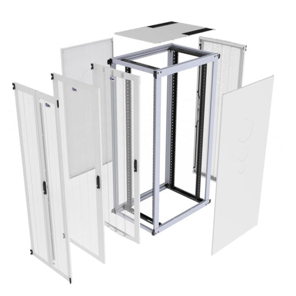 Server Rack Exploded USystems USpace 5210 Server Cabinet Rack - EDP Europe